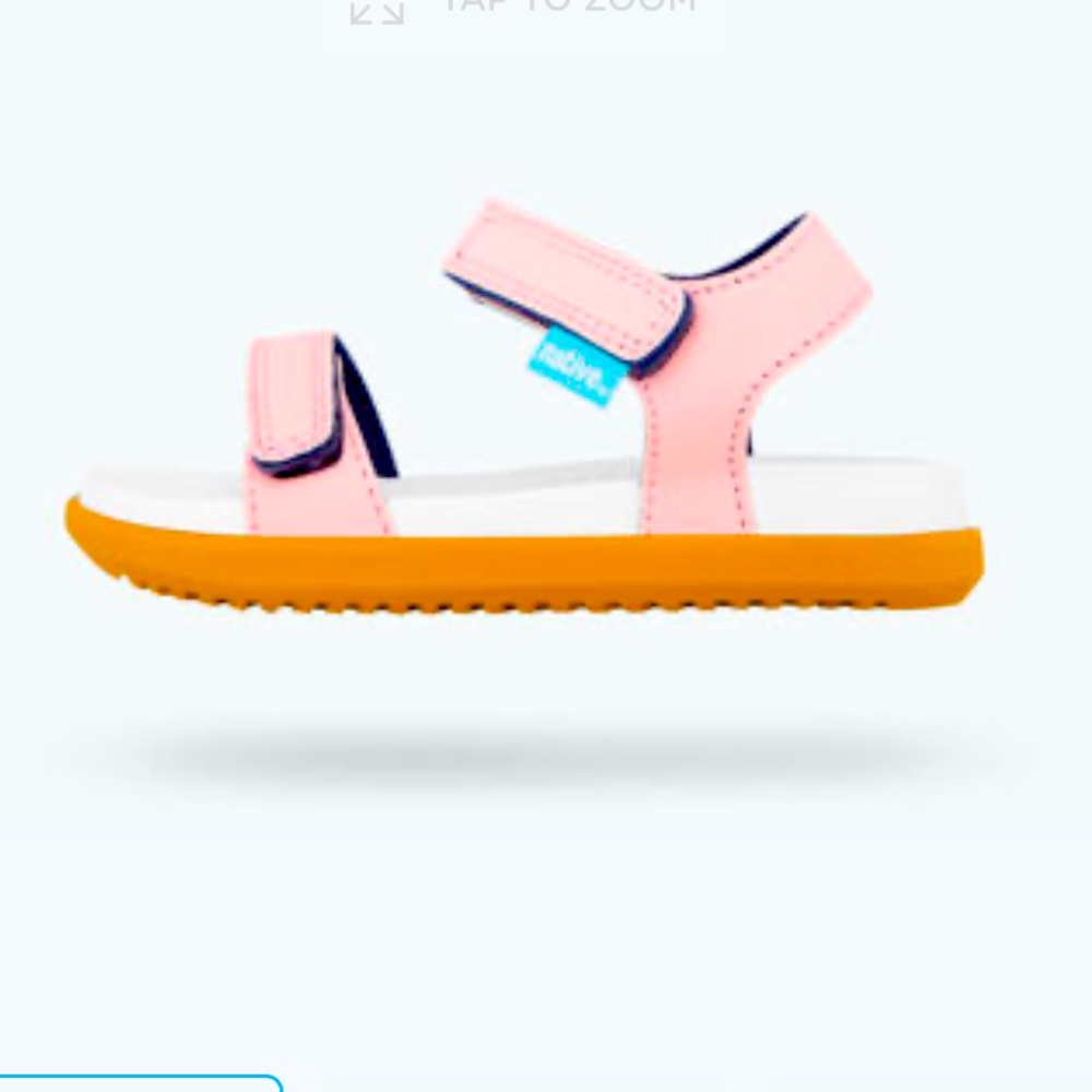 NWOT size 5 Charley Pink native sandals - little kids C5